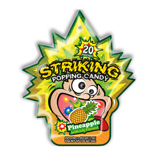 Striking Popping Candy - Pineapple 30g