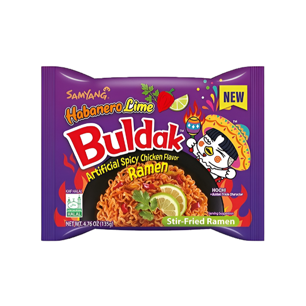 Samyang Hot Chicken Ramen Habanero Lime 135g