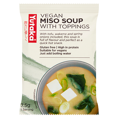 Vegan Miso Soup with Toppings (1 serving)
