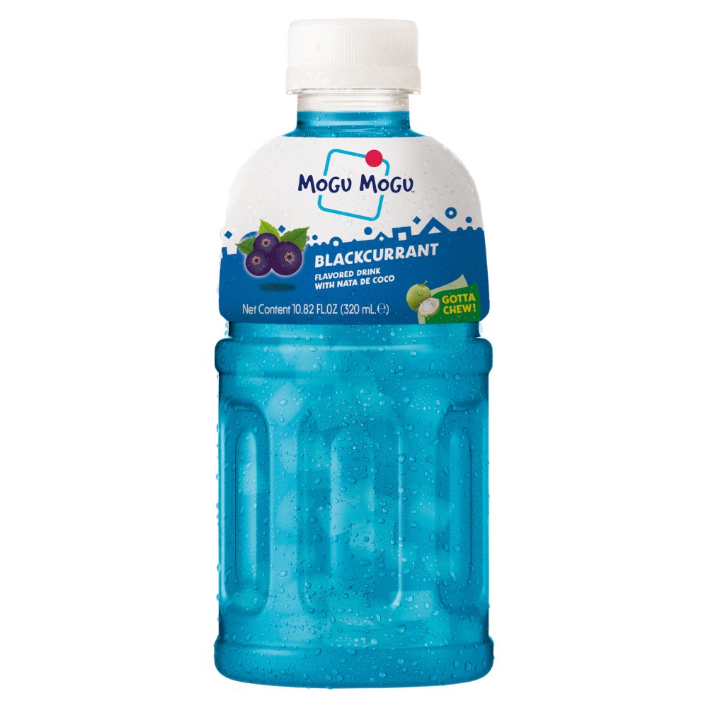 Mogu Mogu Blackcurrant Flavored Drink 320ml